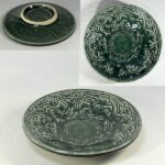 緑釉銘々皿W10554