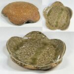 伊賀焼梅花型銘々皿