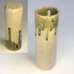 織部壁掛花瓶
