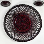 籃胎漆器茶托W10608