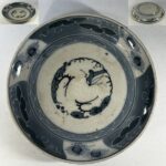 染付七寸半皿W10612