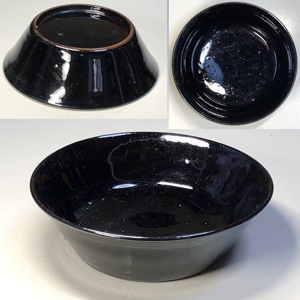 黒釉豆鉢W9901