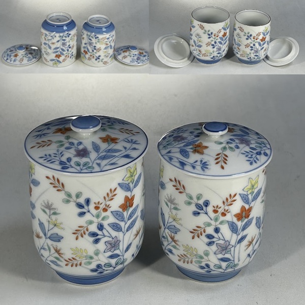 有田焼西山睦揃夫婦湯呑セット