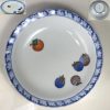 柿図六寸浅鉢W7330