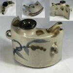 壺屋焼仁王窯やちむん抱瓶