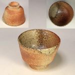 信楽焼猪口W7909