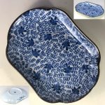 第一陶器ぶるー浪漫長皿W7947