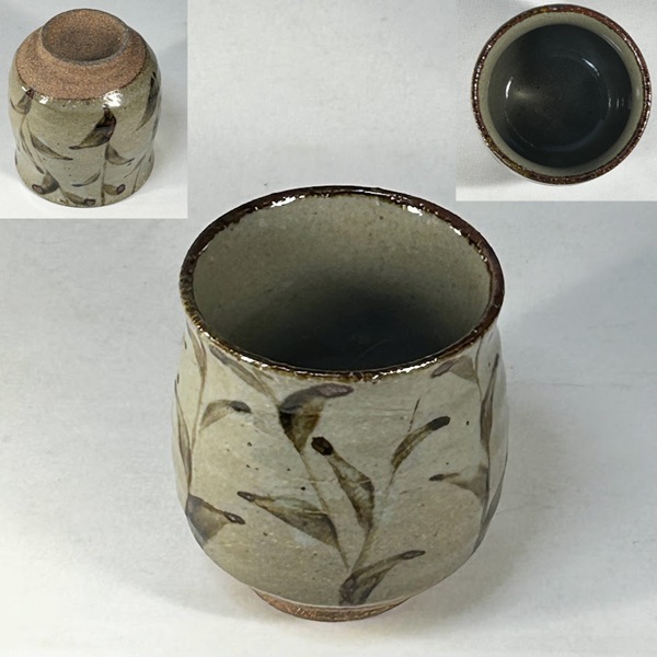 唐津焼湯呑W10640