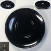 たち吉木製漆器黒塗茶托五点セット