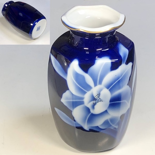 瑠璃花瓶W10002
