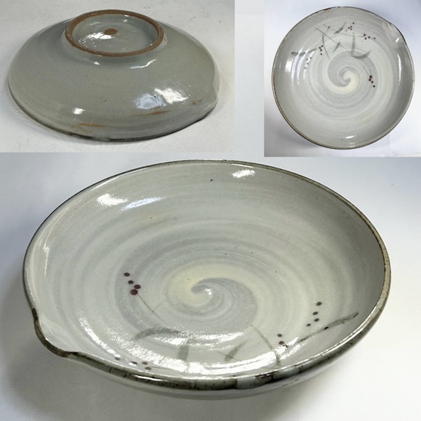 刷毛目片口皿W10658