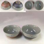 清秀青磁夫婦飯茶碗セット