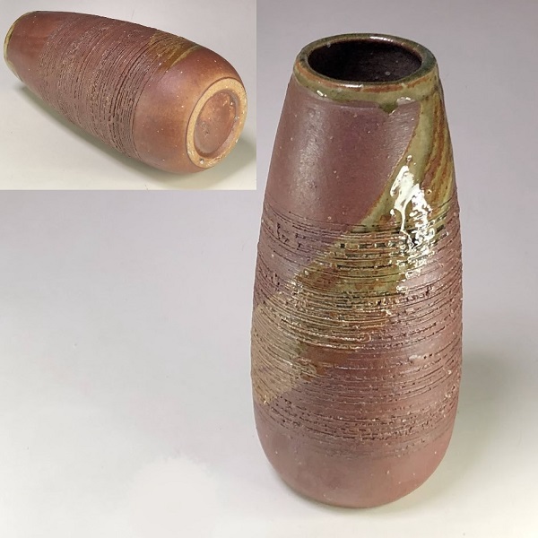 信楽焼花瓶W9144