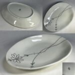 和心楕円皿W10683