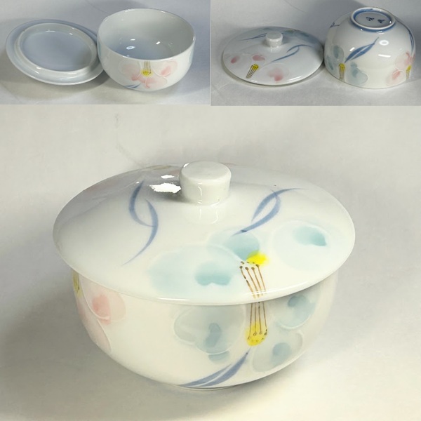 嵯峨蓋付湯呑W10687