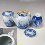 有田焼西山急須蓋付湯呑セットW7361