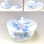 萩窯蓋付湯呑W8076